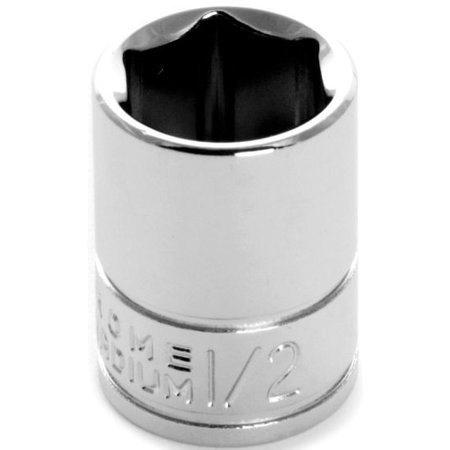 PERFORMANCE TOOL 1/4 In Dr. Socket 1/2 In, W36016 W36016